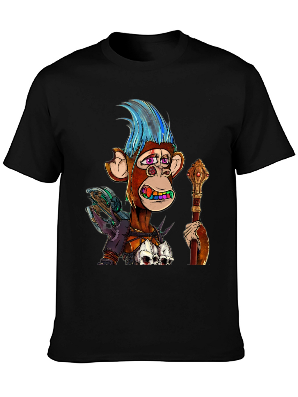 Ape NFT Graphic Print T-Shirt