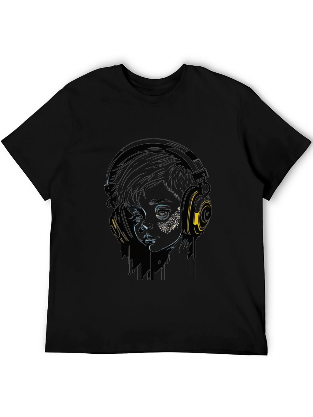 Headphones T-Shirt - Edgy Graphic Tee