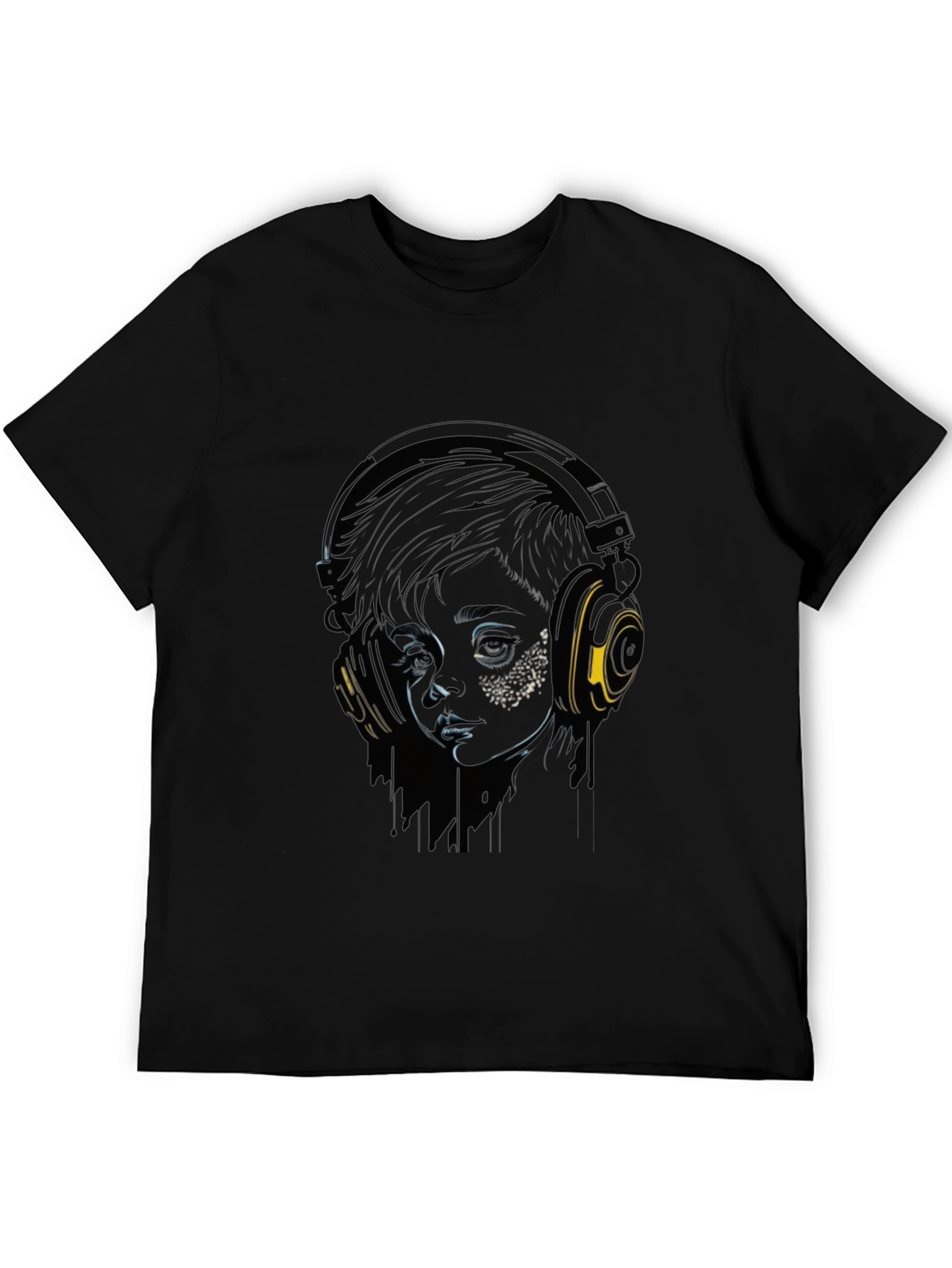Headphones T-Shirt - Edgy Graphic Tee