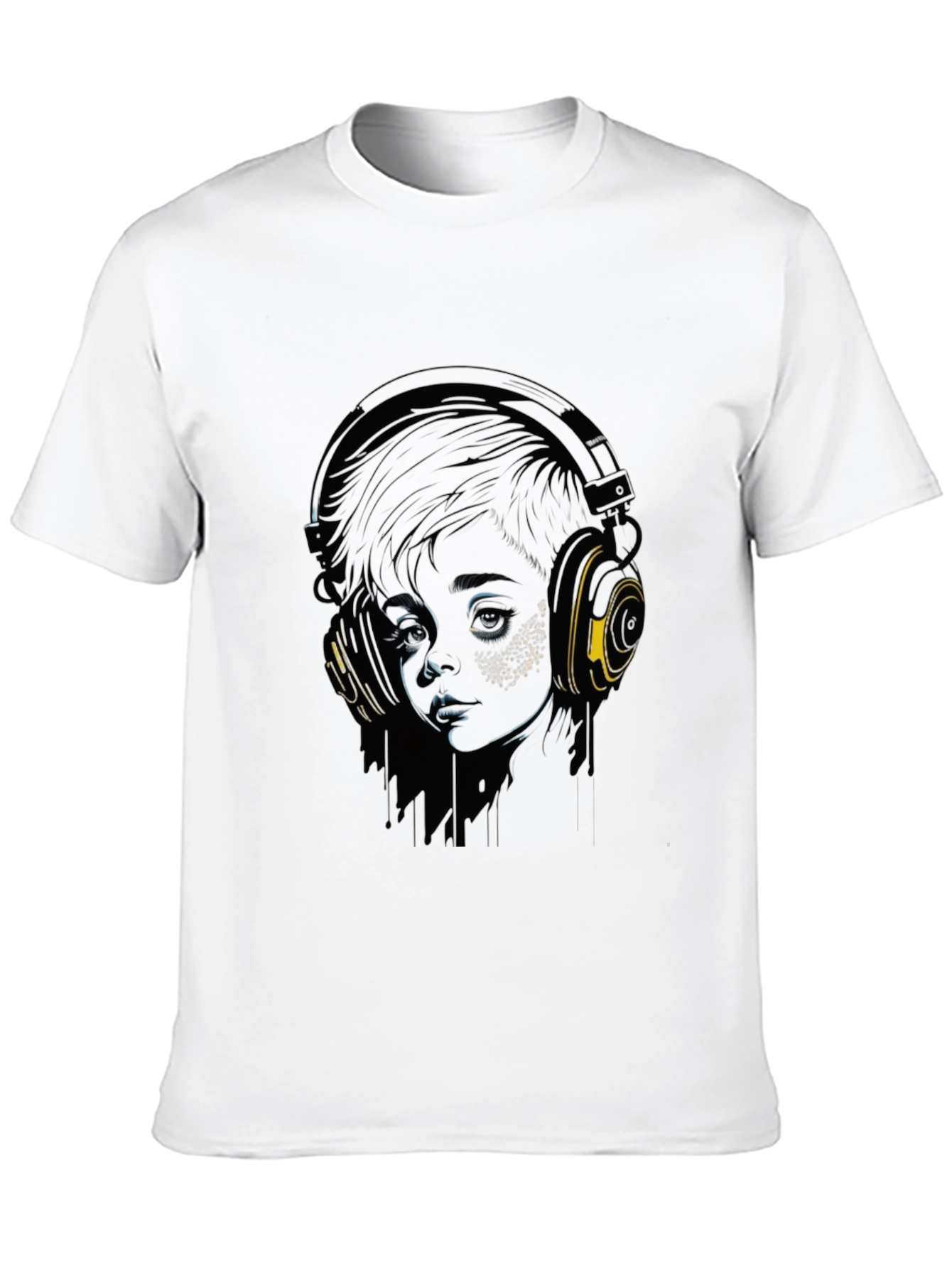 Headphones T-Shirt - Edgy Graphic Tee