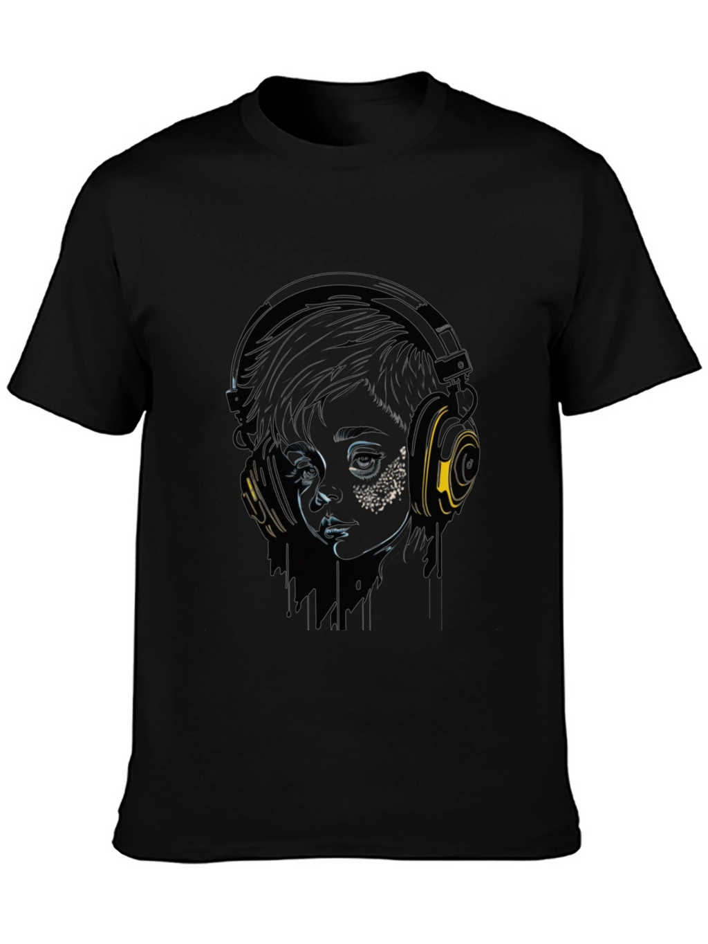 Headphones T-Shirt - Edgy Graphic Tee
