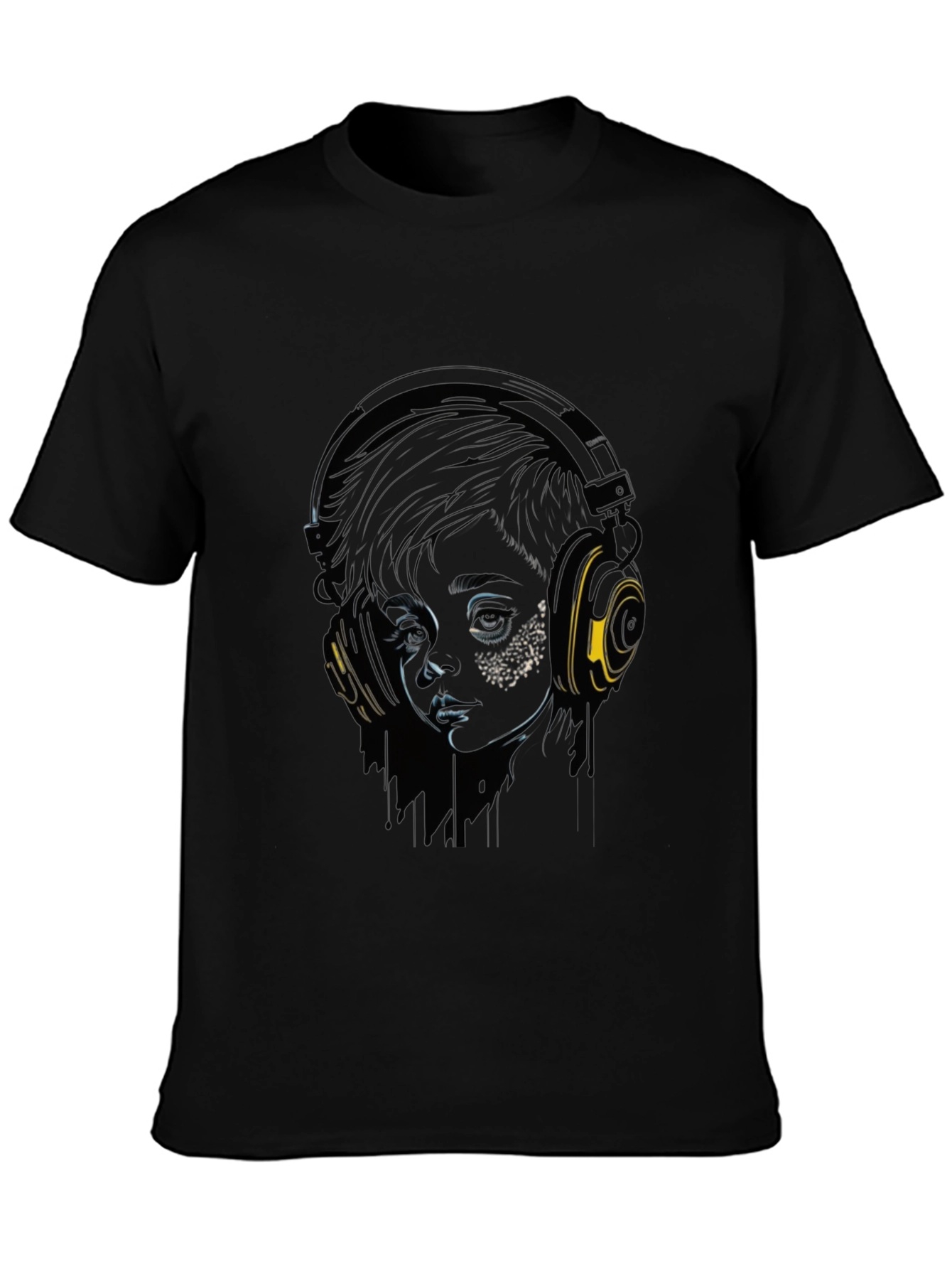 Headphones T-Shirt - Edgy Graphic Tee