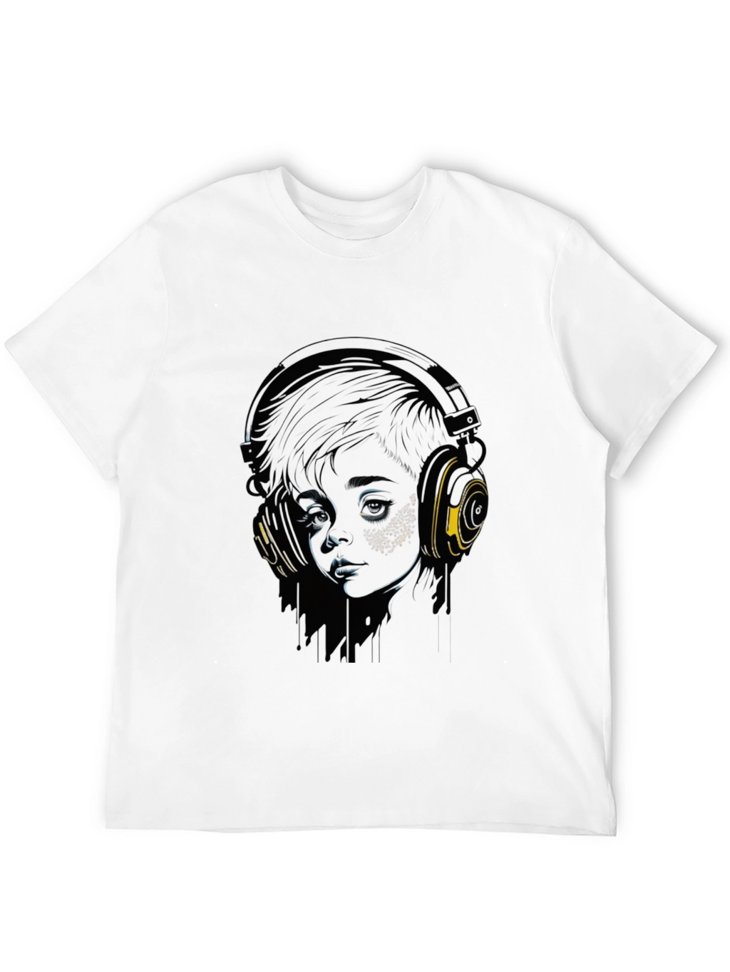 Headphones T-Shirt - Edgy Graphic Tee