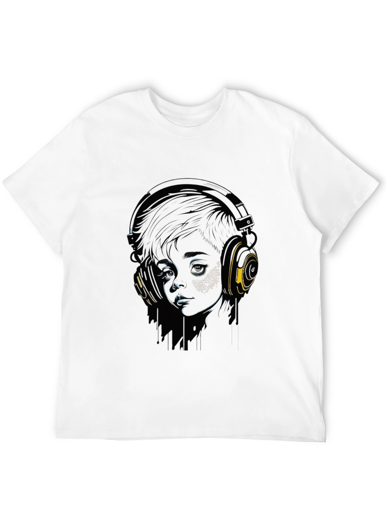 Headphones T-Shirt - Edgy Graphic Tee