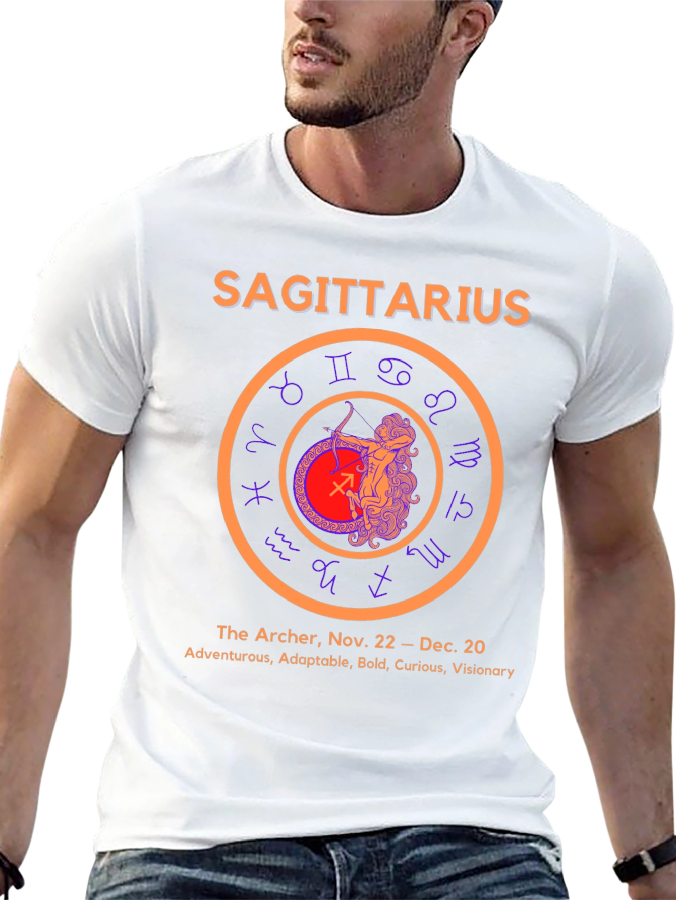 Sagittarius Zodiac T-Shirt - The Archer Tee