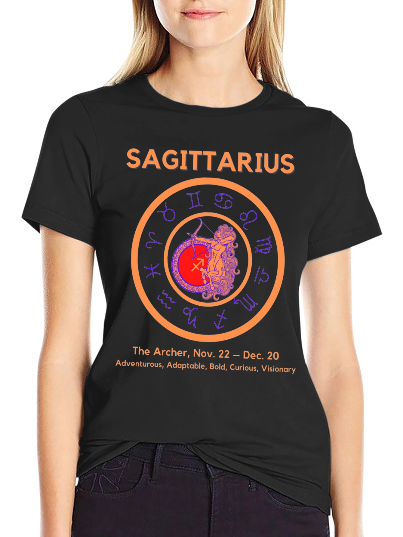 Sagittarius Zodiac T-Shirt - The Archer Tee