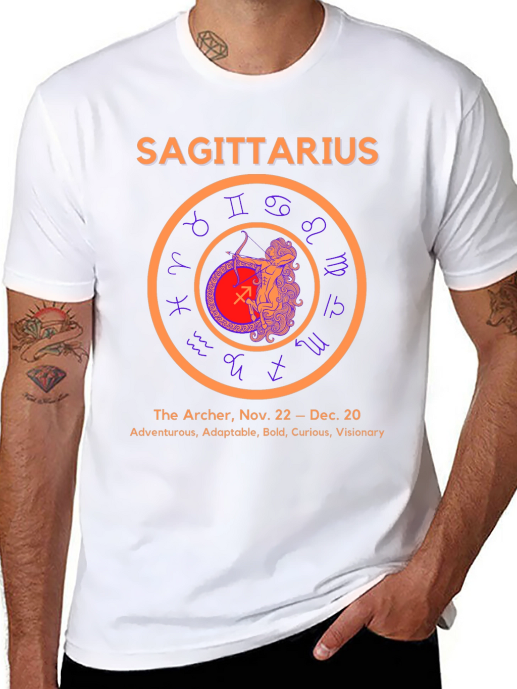 Sagittarius Zodiac T-Shirt - The Archer Tee