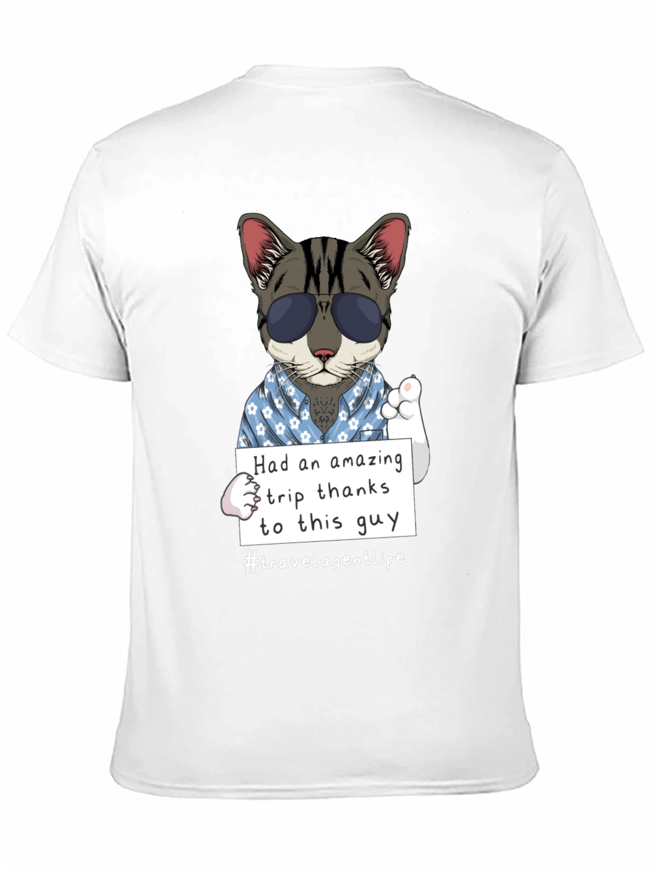 Cool Cat Travel Agent T-Shirt