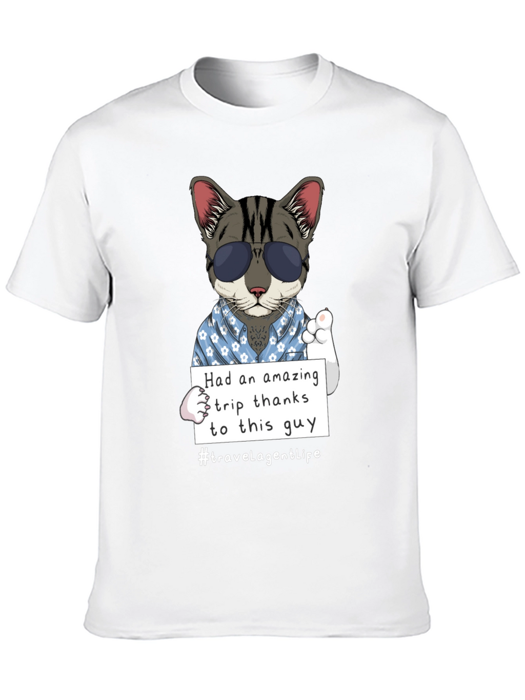 Cool Cat Travel Agent T-Shirt
