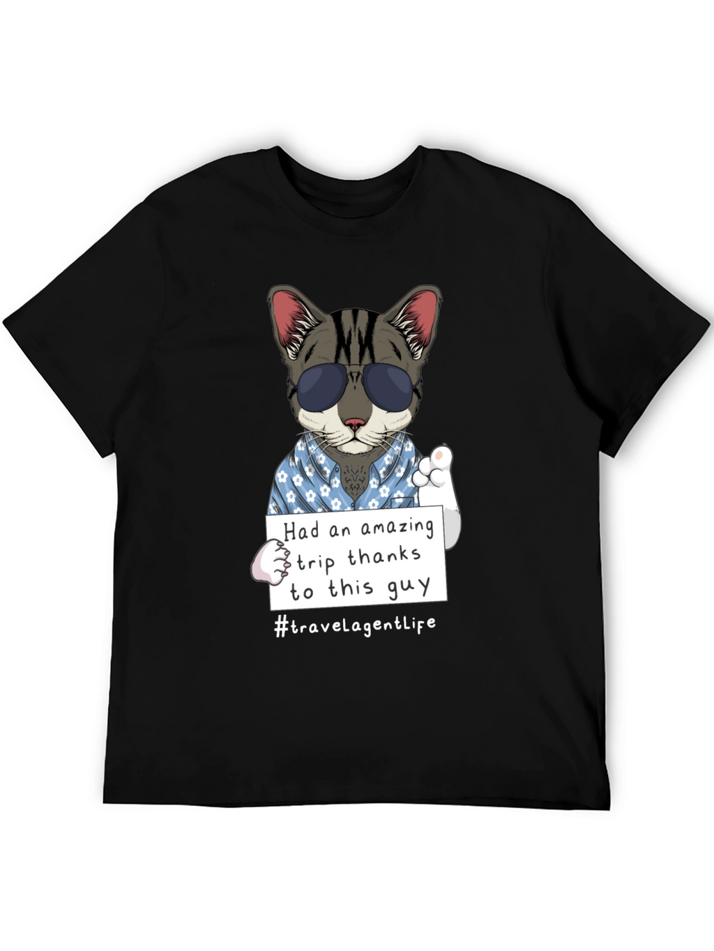 Cool Cat Travel Agent T-Shirt