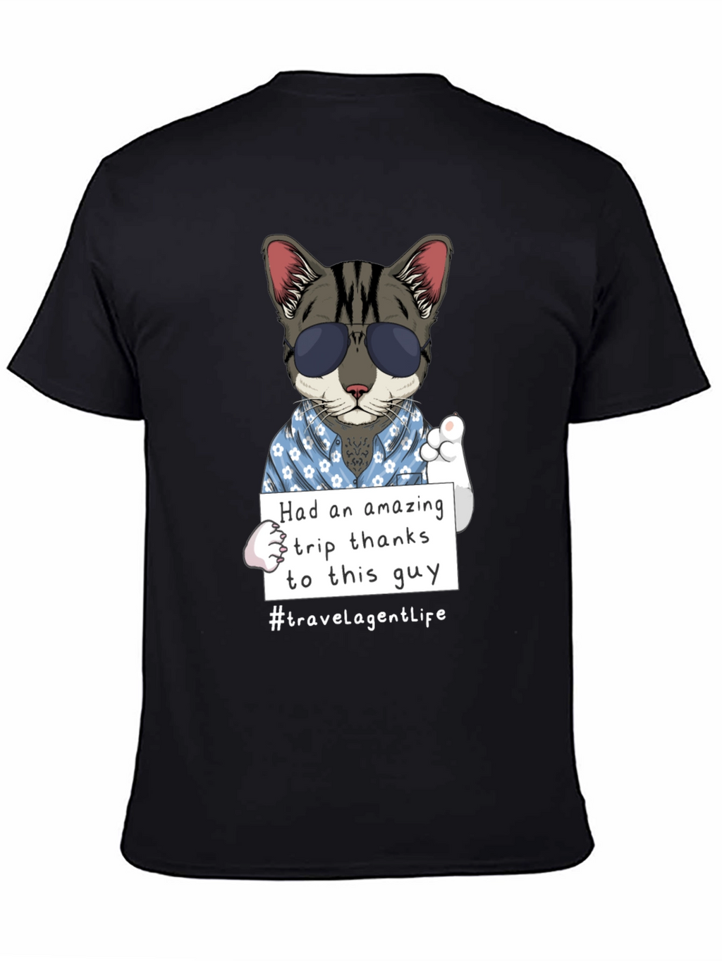 Cool Cat Travel Agent T-Shirt