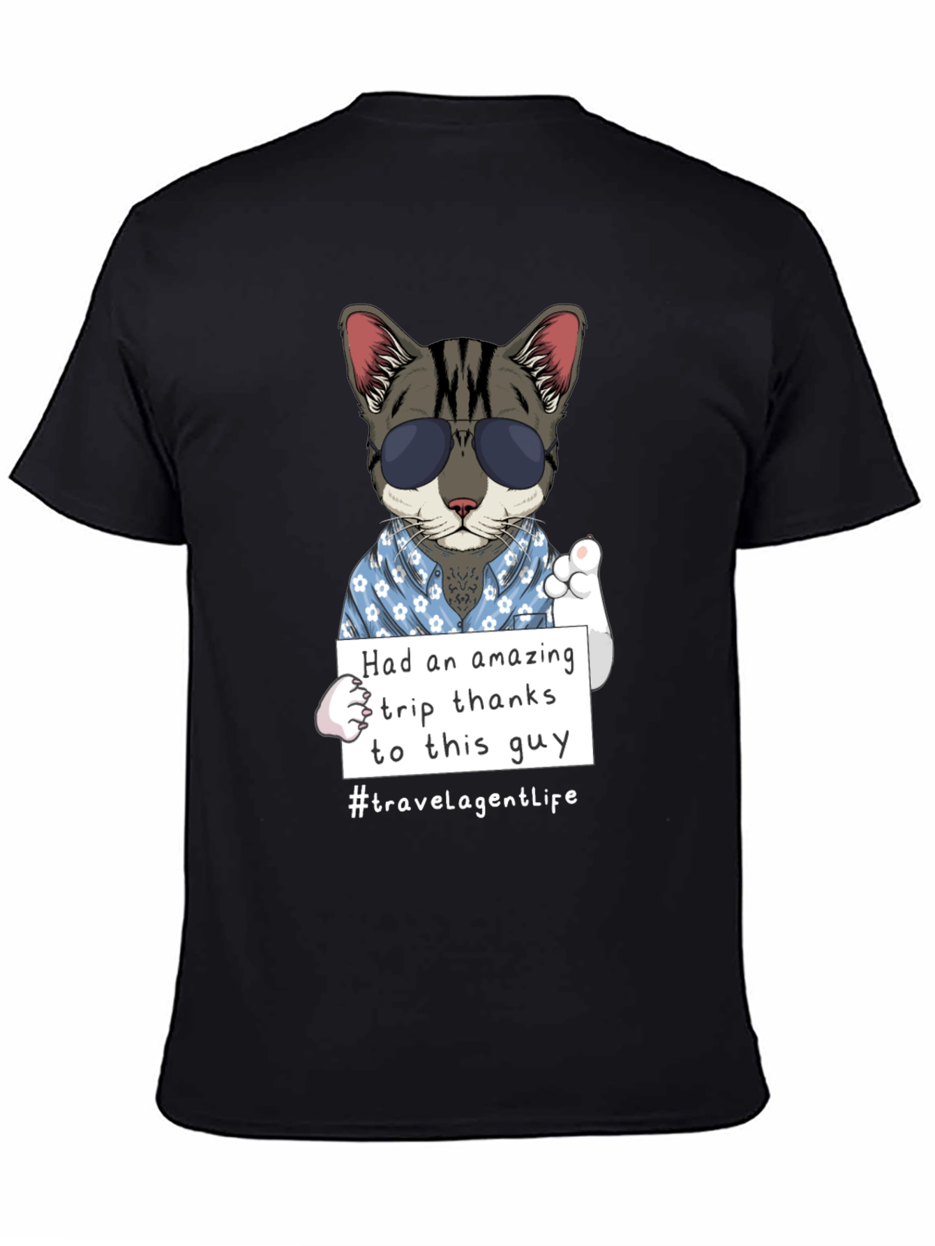 Cool Cat Travel Agent T-Shirt