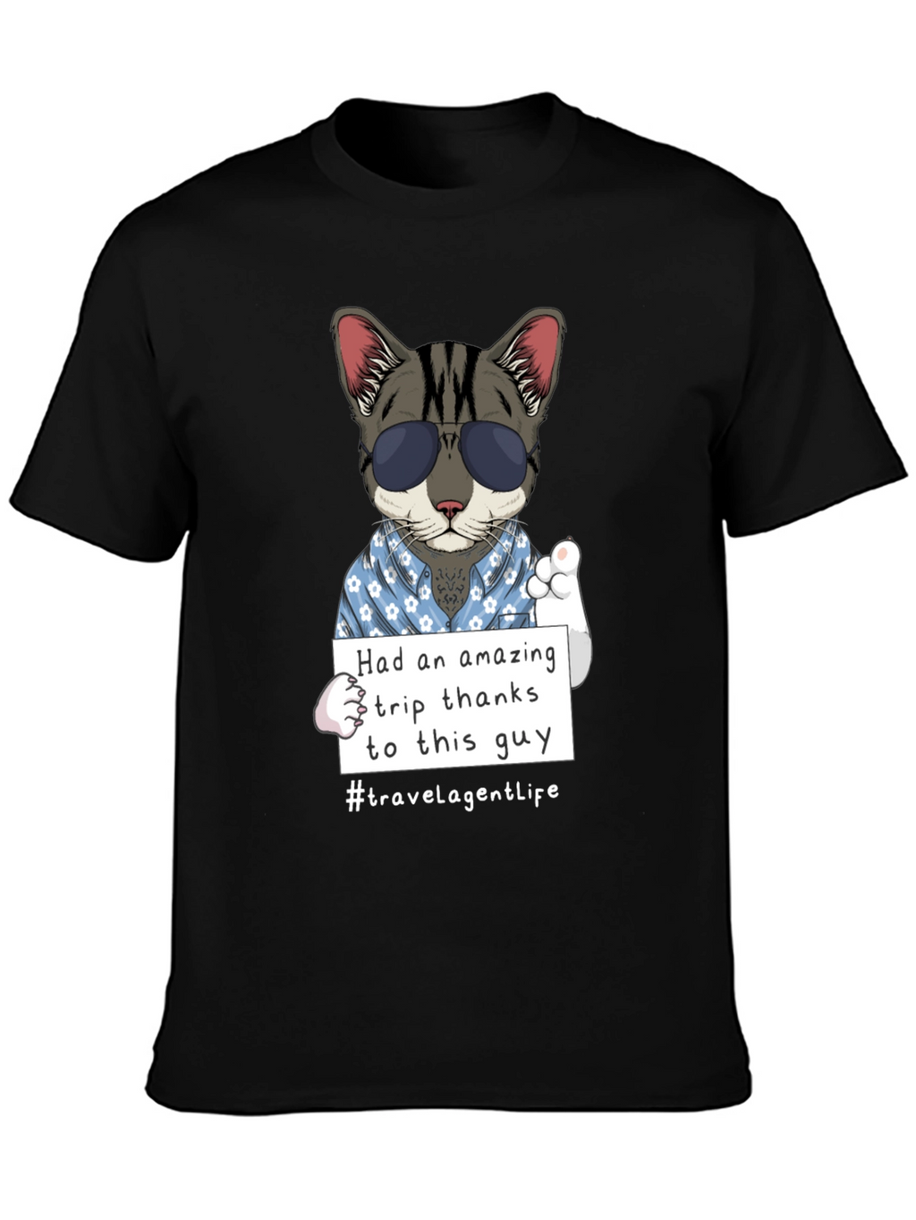 Cool Cat Travel Agent T-Shirt