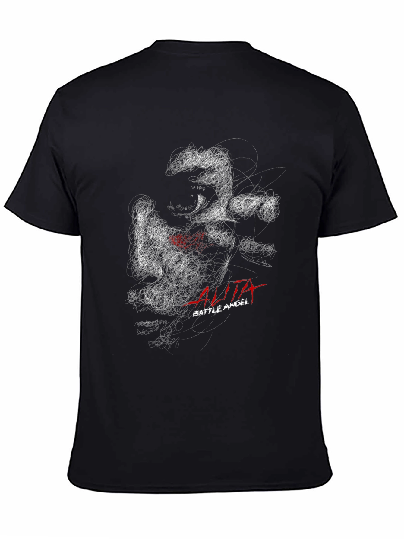 Alita: Battle Angel Black T-Shirt - Sci-Fi Movie Fan Apparel