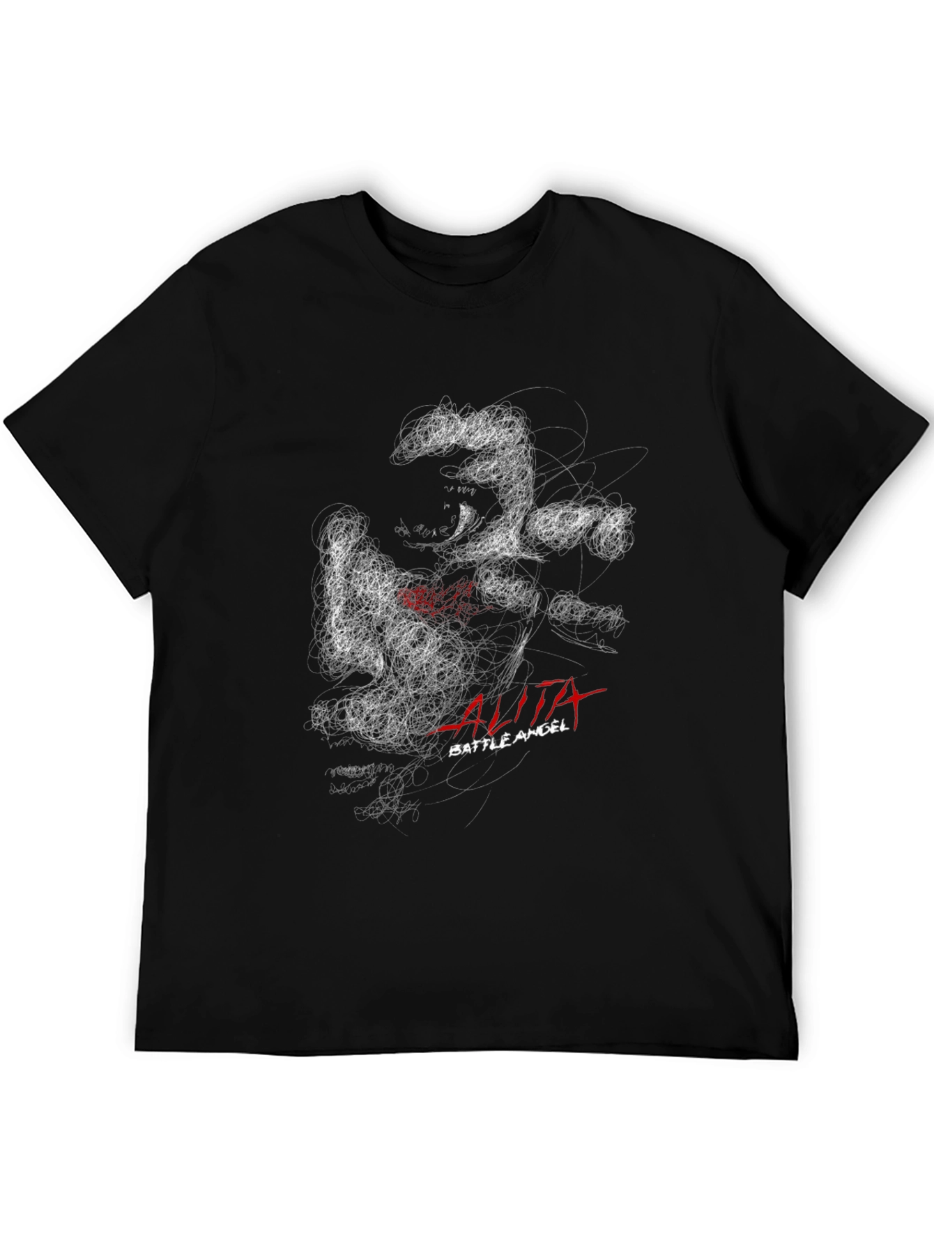 Alita: Battle Angel Black T-Shirt - Sci-Fi Movie Fan Apparel