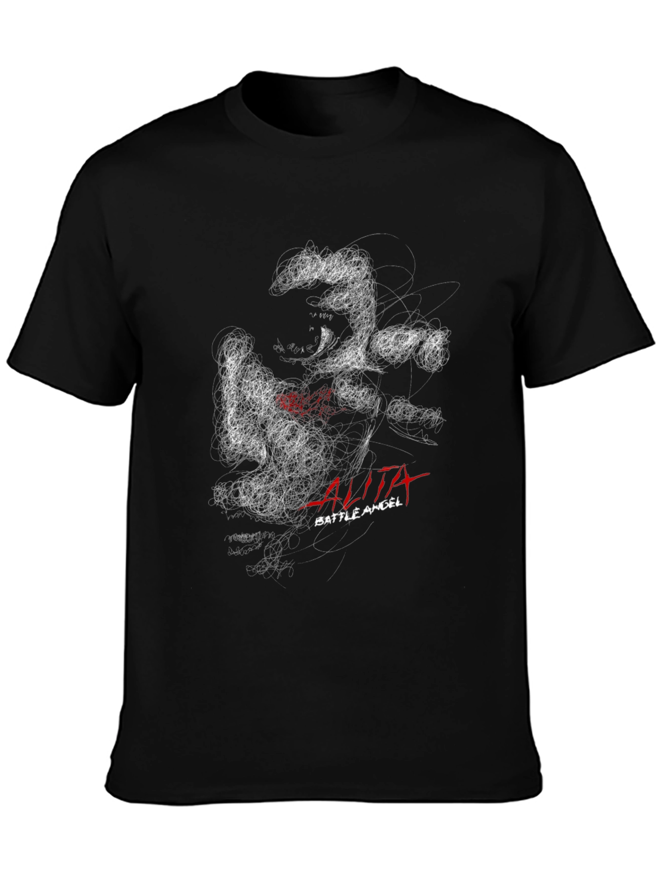 Alita: Battle Angel Black T-Shirt - Sci-Fi Movie Fan Apparel