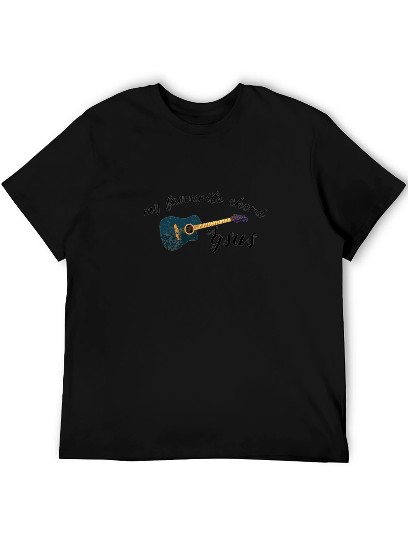 Guitar Chord T-Shirt - My Favourite Chord Gsus
