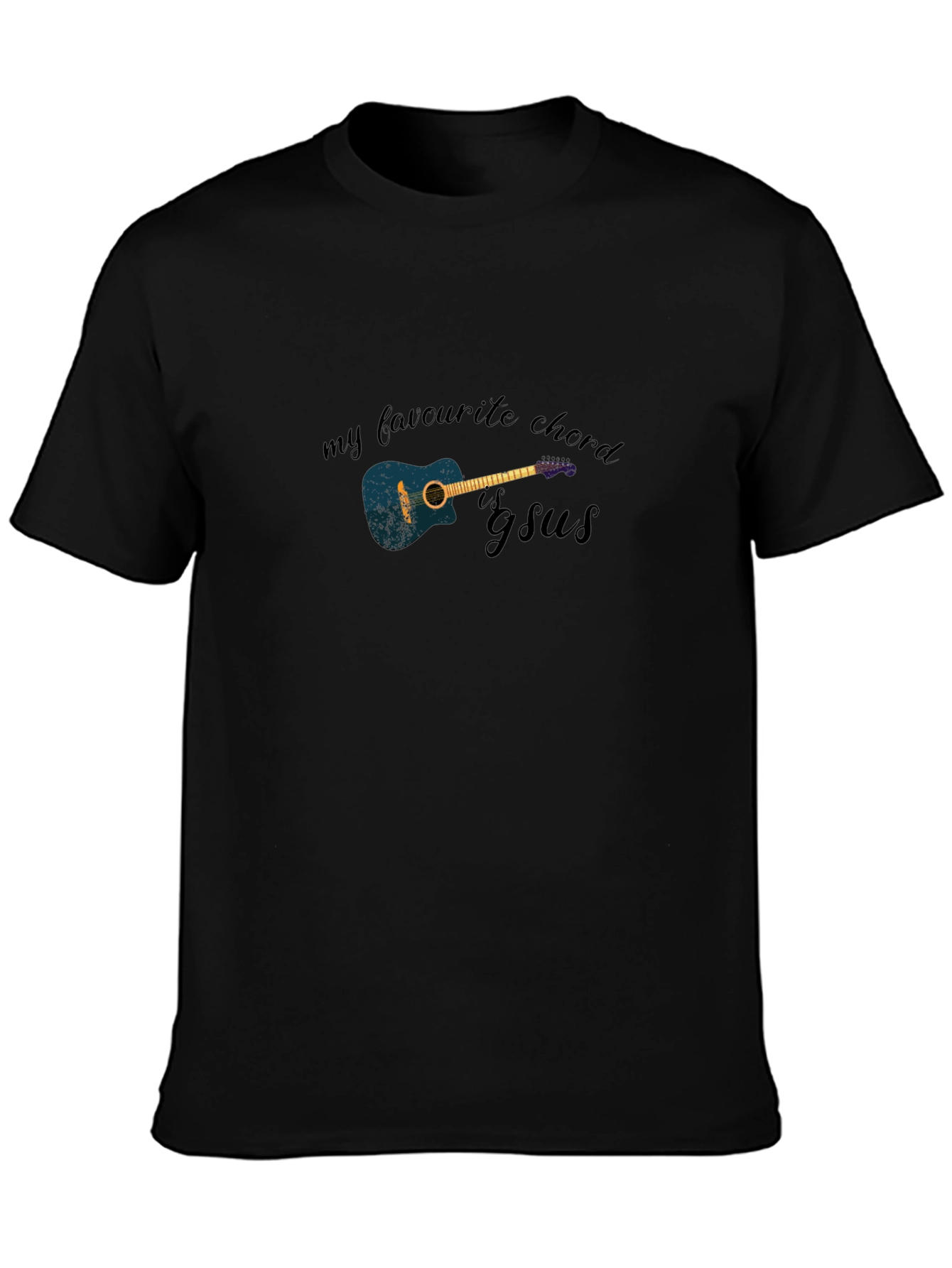 Guitar Chord T-Shirt - My Favourite Chord Gsus