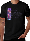 Floral Stained Glass Graphic T-Shirt