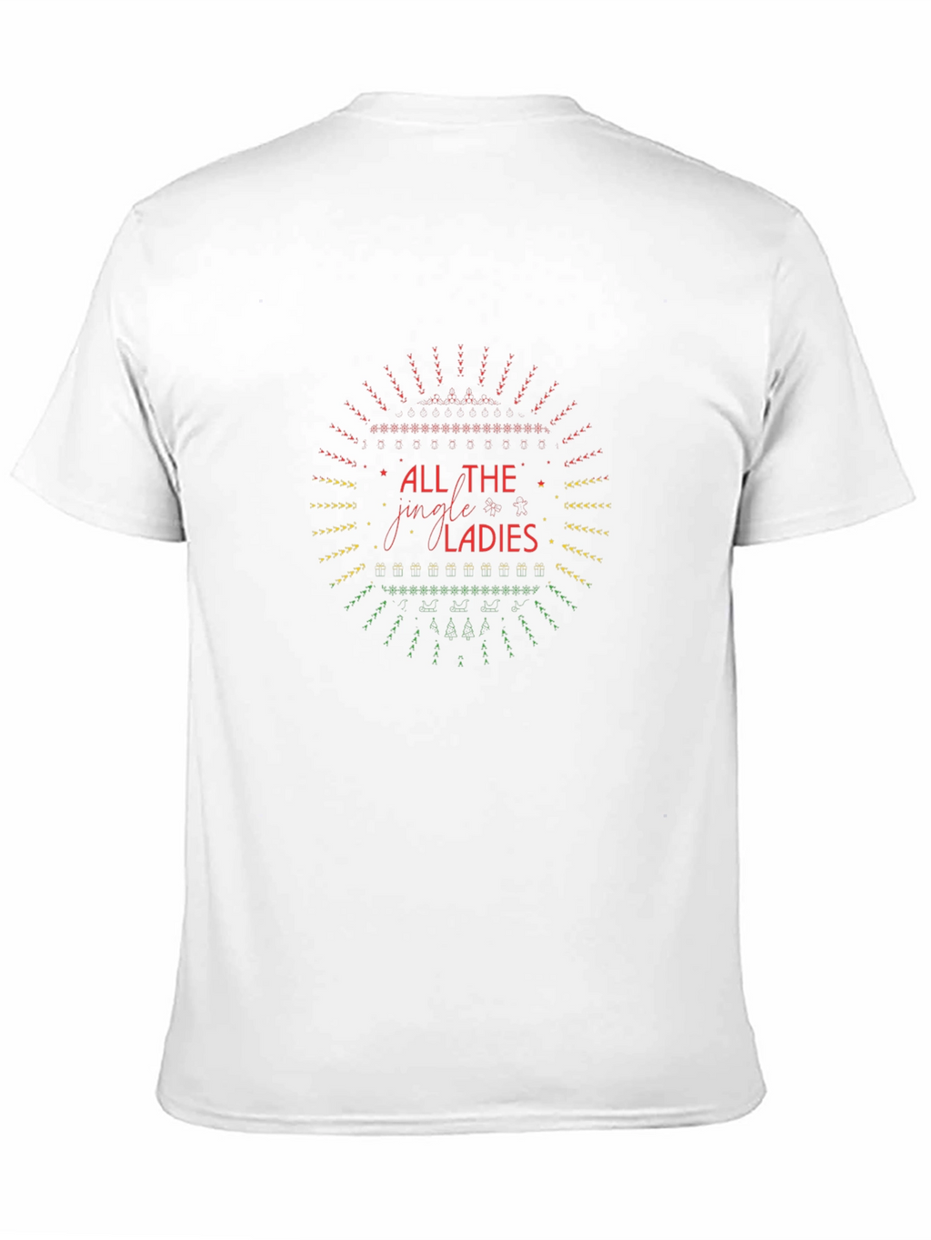 All the Jingle Ladies Black Graphic Tee