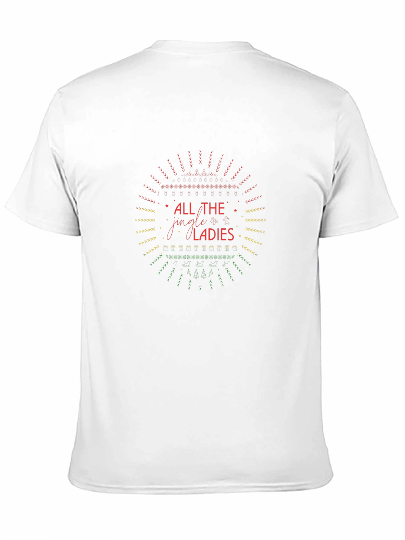 All the Jingle Ladies Black Graphic Tee