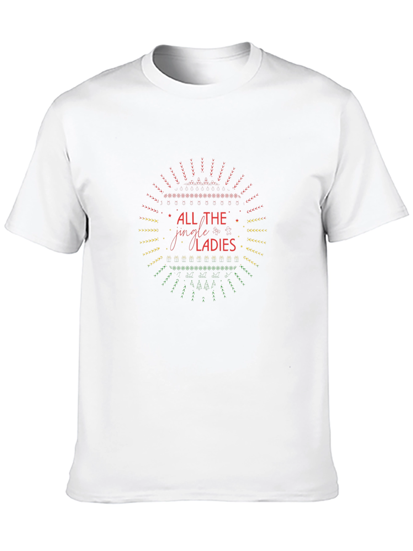 All the Jingle Ladies Black Graphic Tee