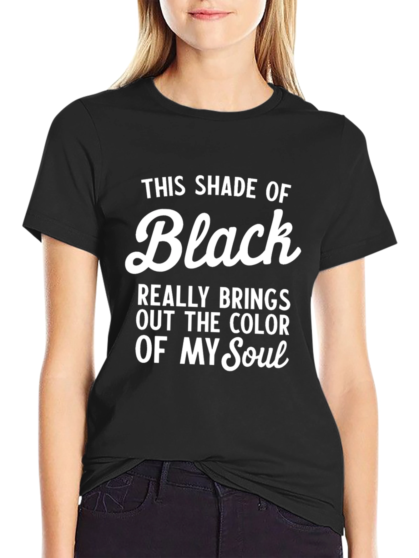 Black Soul Graphic Tee - Mens Statement T-Shirt