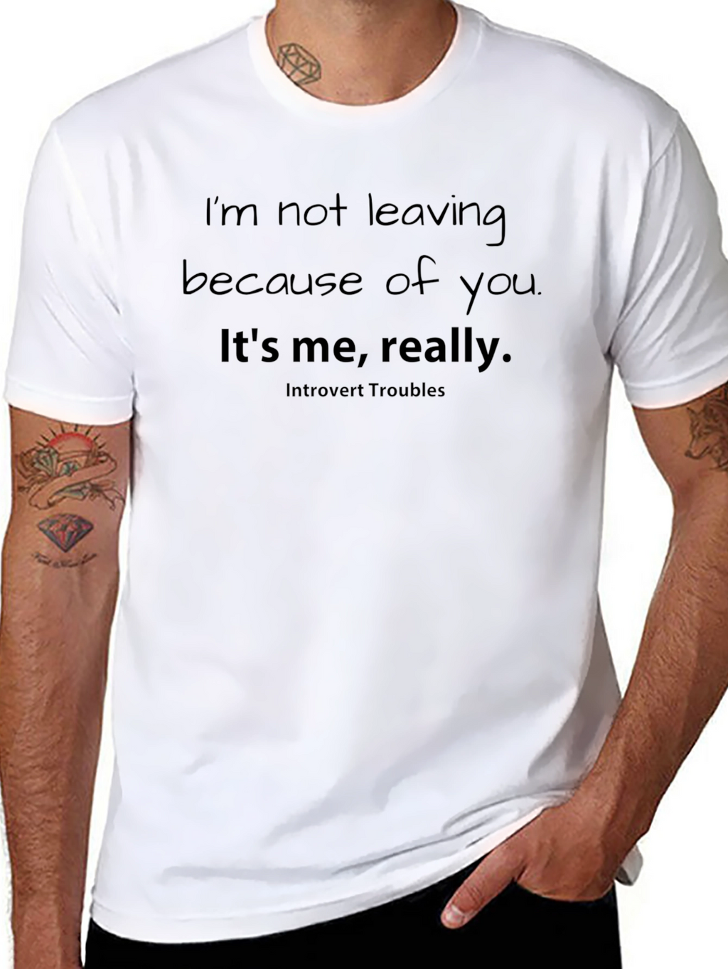 Introvert Troubles Graphic T-Shirt