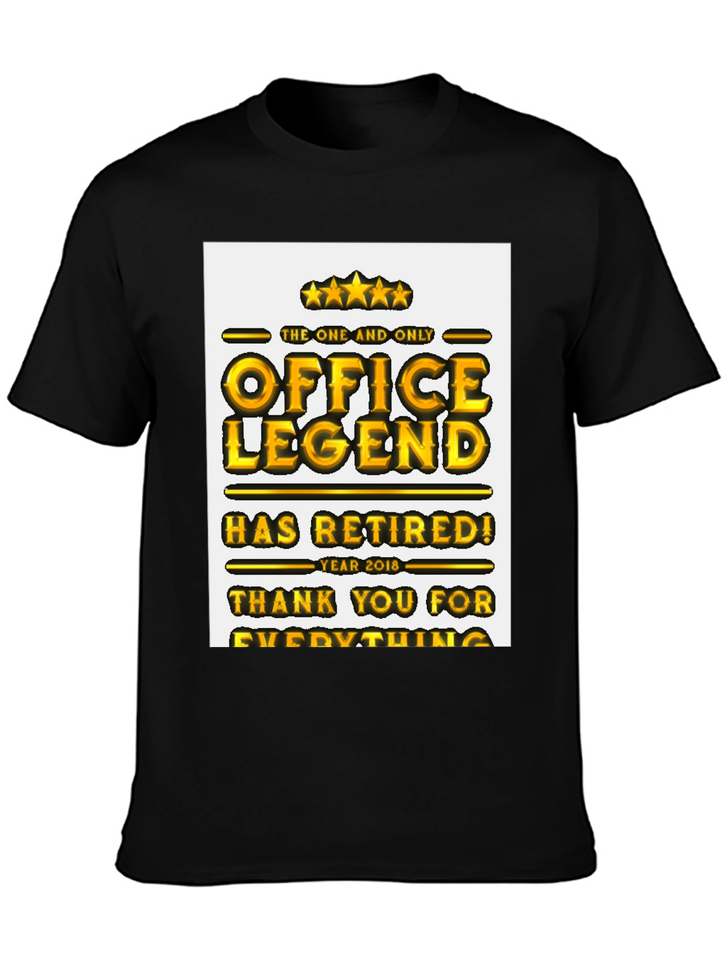 Office Legend Retirement T-Shirt - 2018