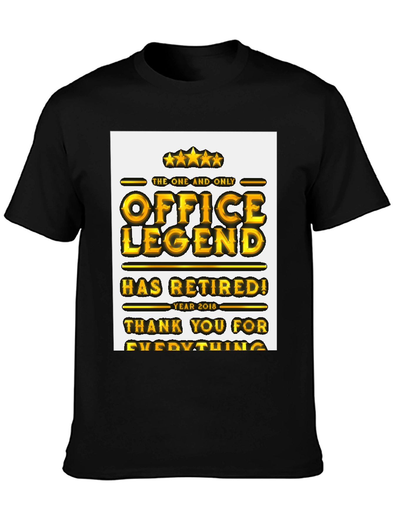 Office Legend Retirement T-Shirt - 2018