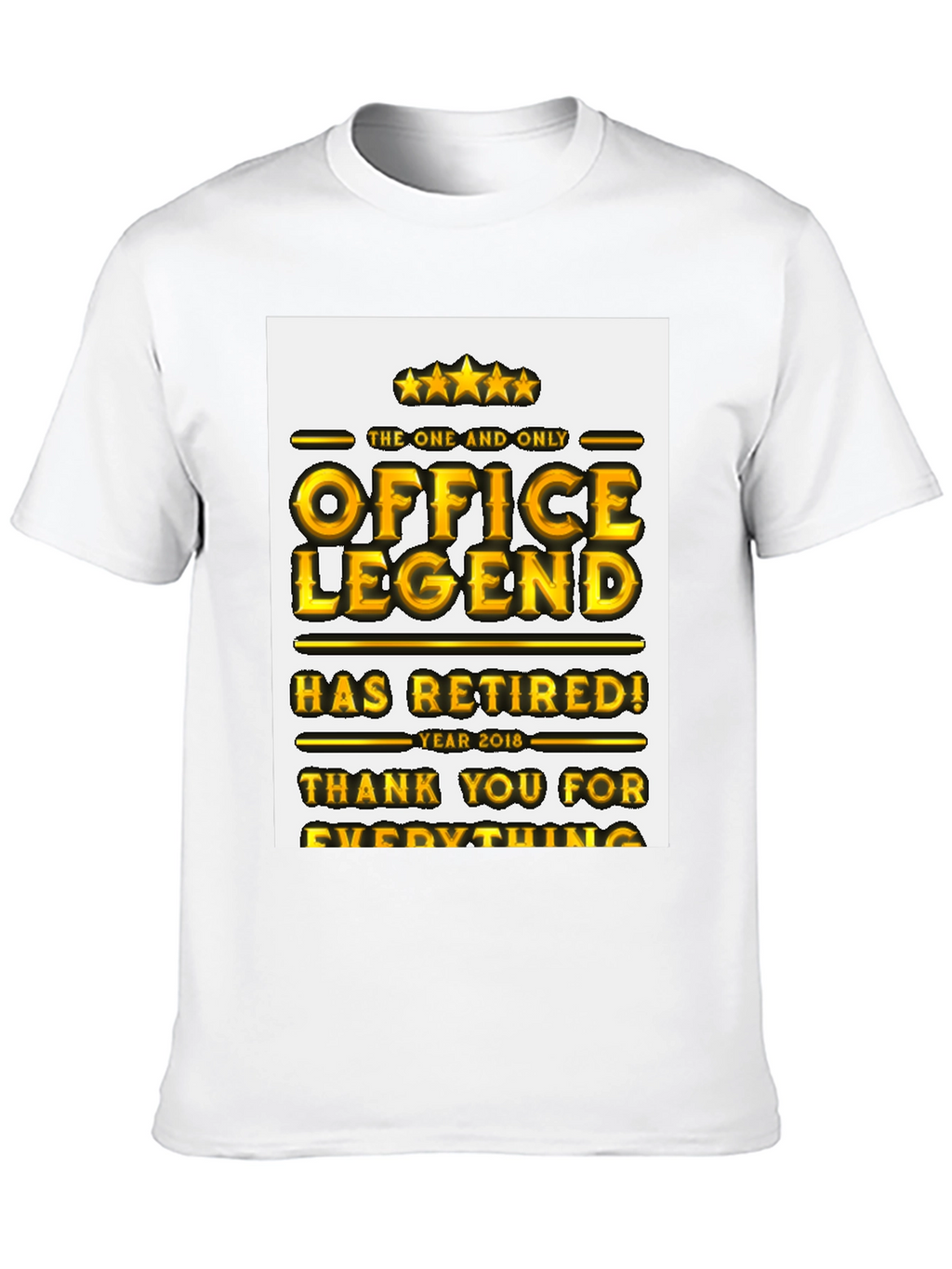 Office Legend Retirement T-Shirt - 2018