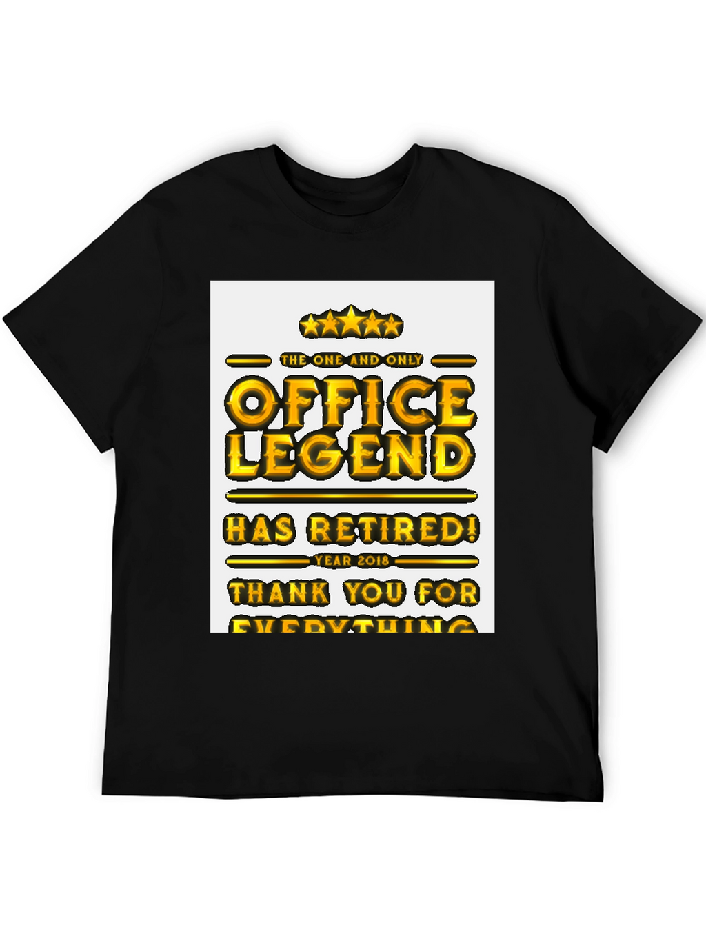 Office Legend Retirement T-Shirt - 2018