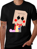 Antisocial Creatives T-Shirt: Bag Head Clown Design