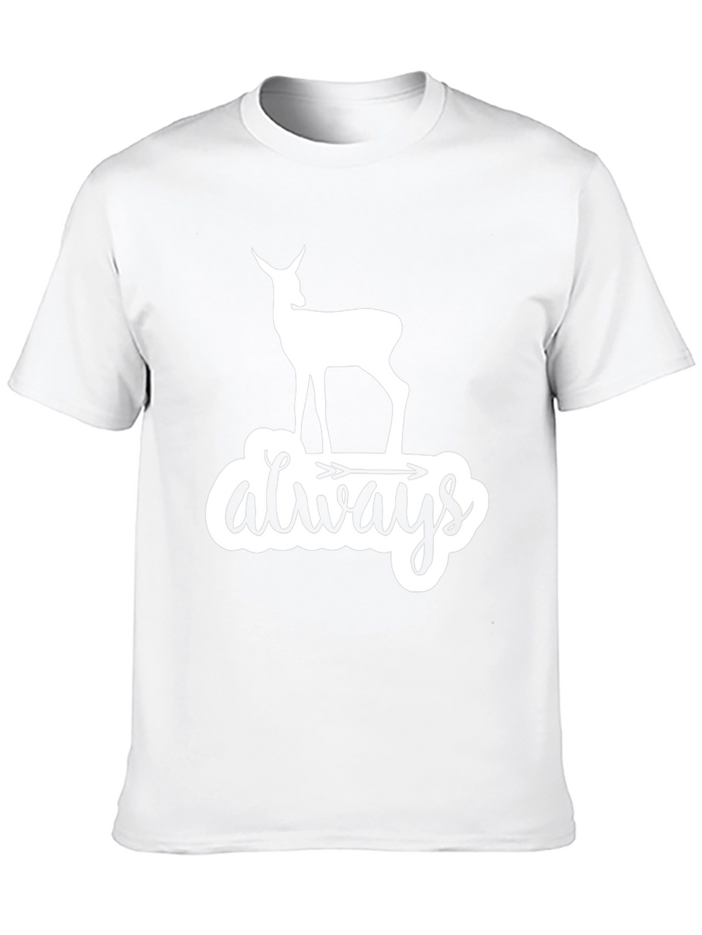 Deer Always Graphic Tee - Black