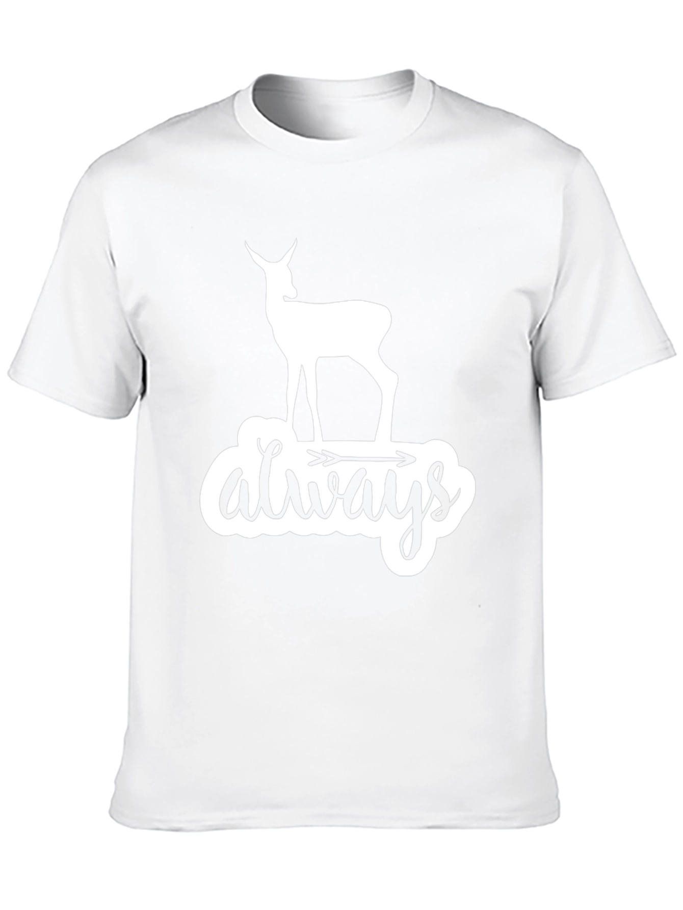 Deer Always Graphic Tee - Black
