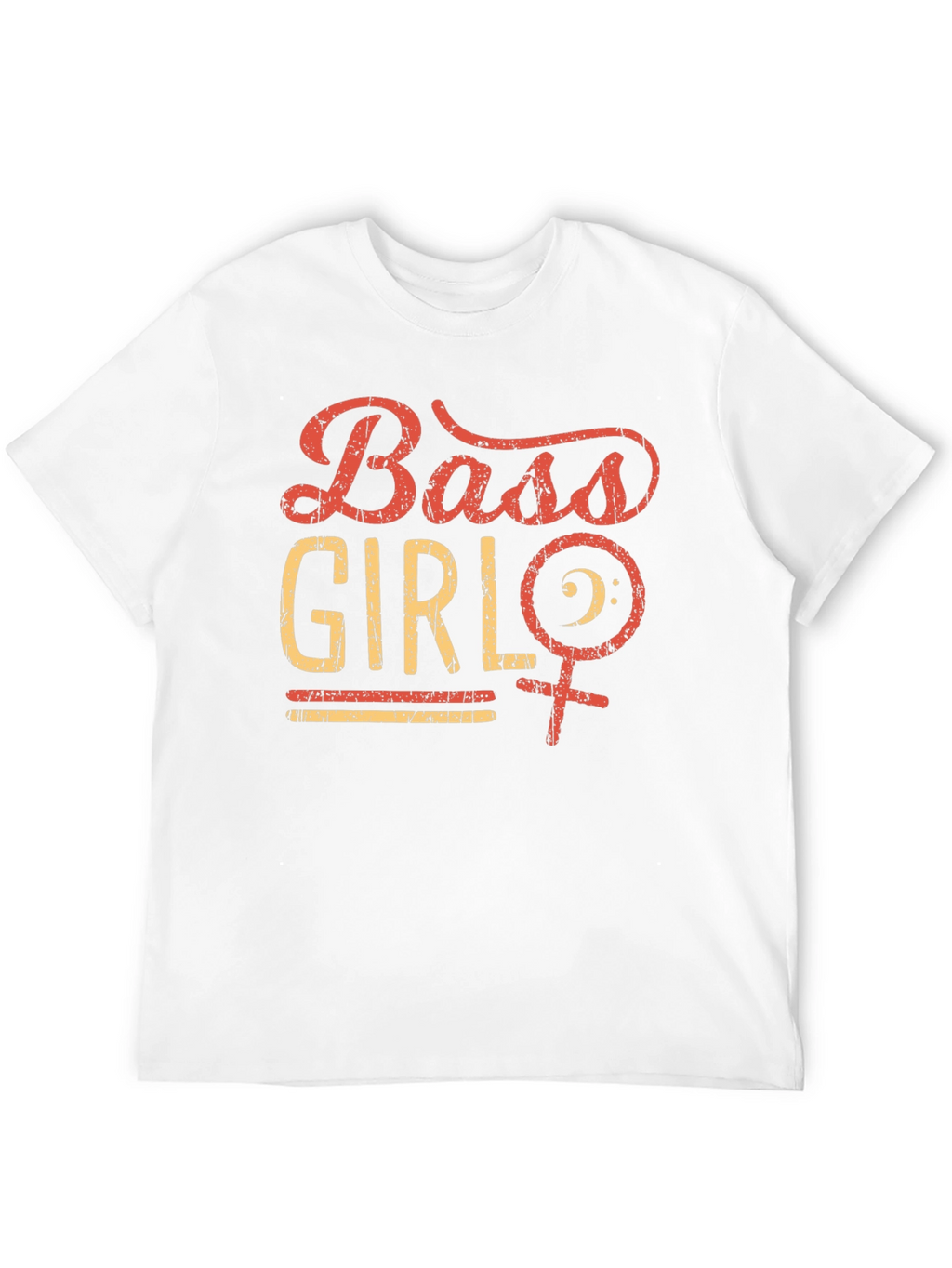 Bass Girl Black T-Shirt - Music Lover Tee