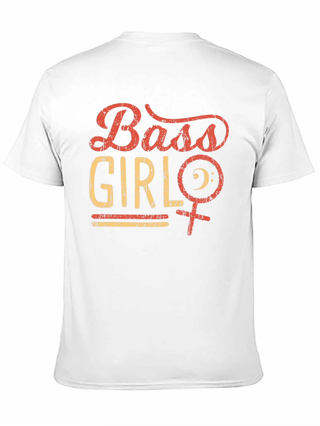 Bass Girl Black T-Shirt - Music Lover Tee