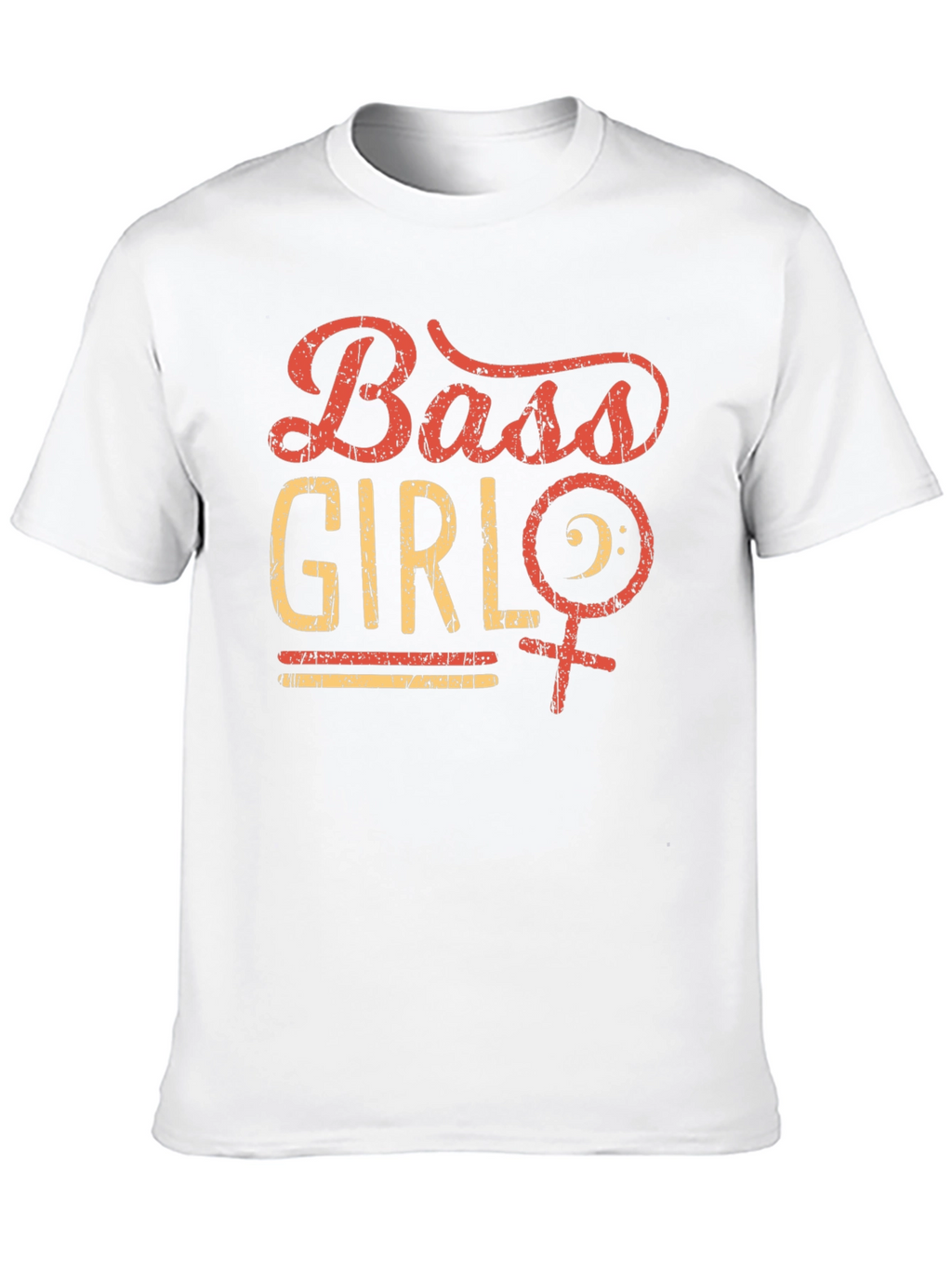 Bass Girl Black T-Shirt - Music Lover Tee