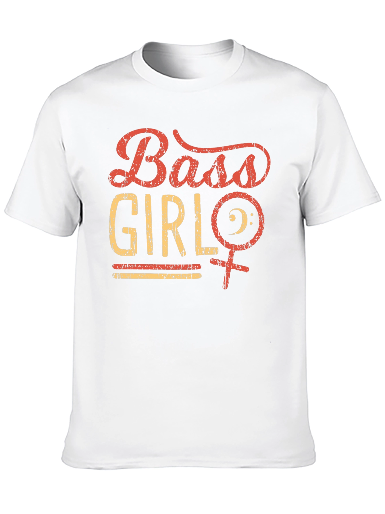 Bass Girl Black T-Shirt - Music Lover Tee