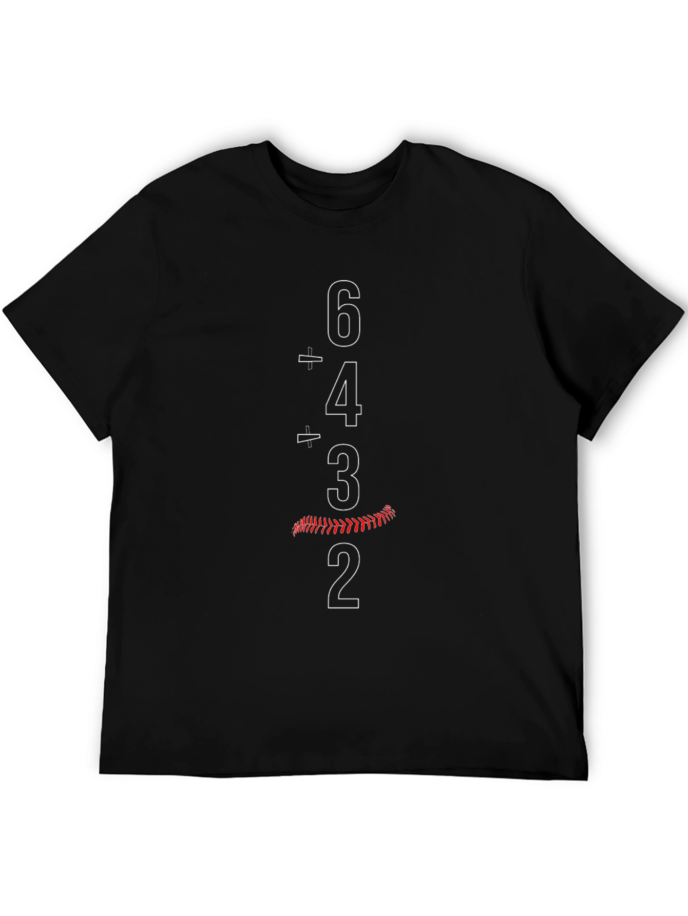 Baseball 6-4-3-2 T-Shirt - Double Play Style