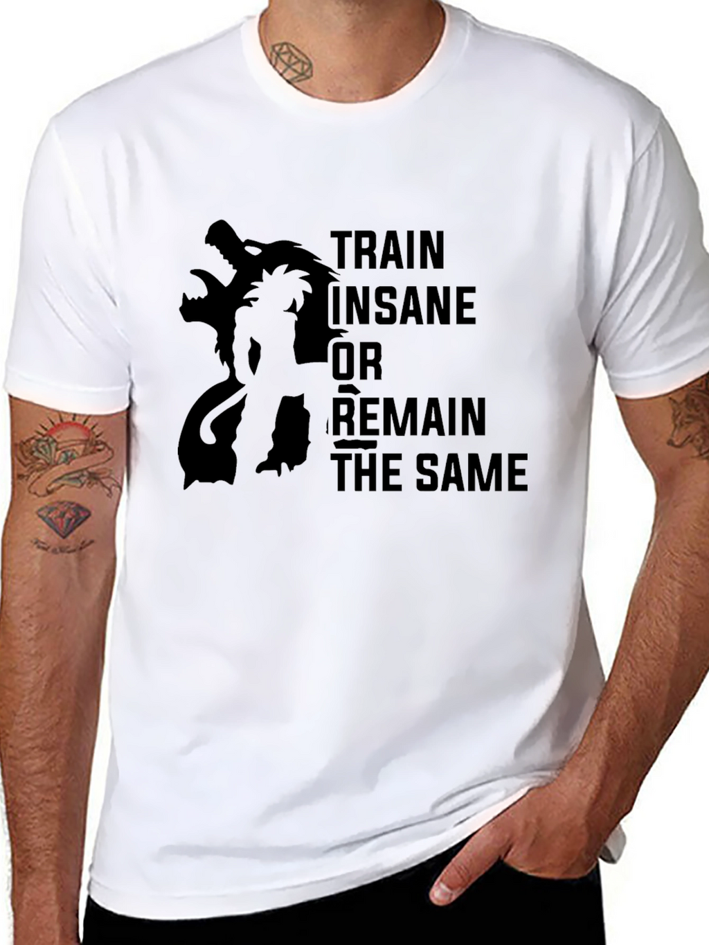 Train Insane Dragon Graphic Tee