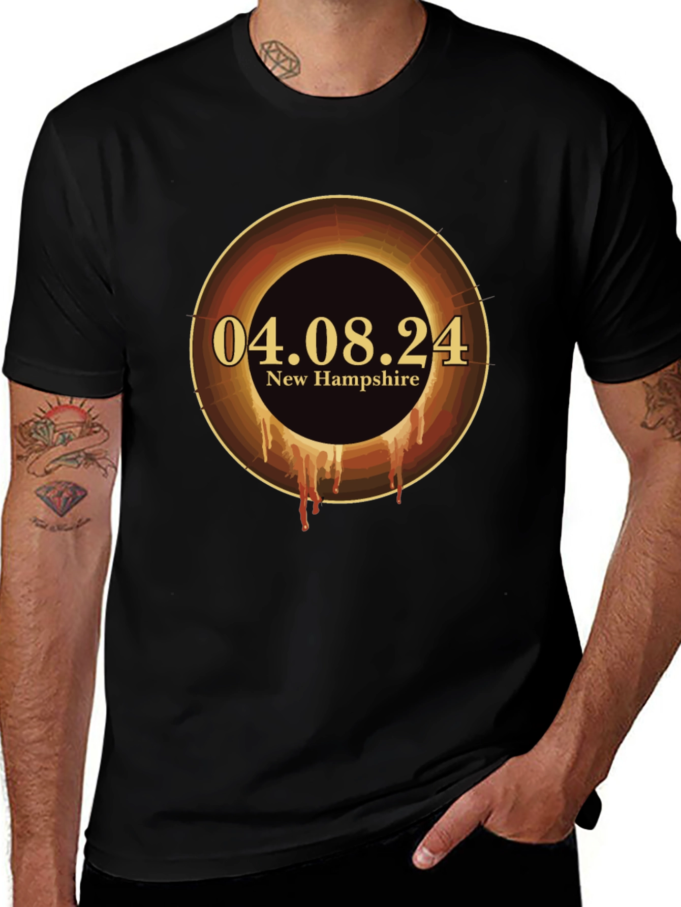 Total Solar Eclipse New Hampshire T-Shirt
