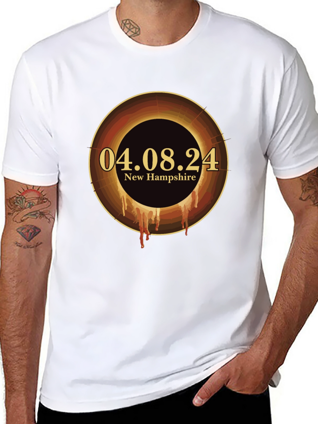 Total Solar Eclipse New Hampshire T-Shirt