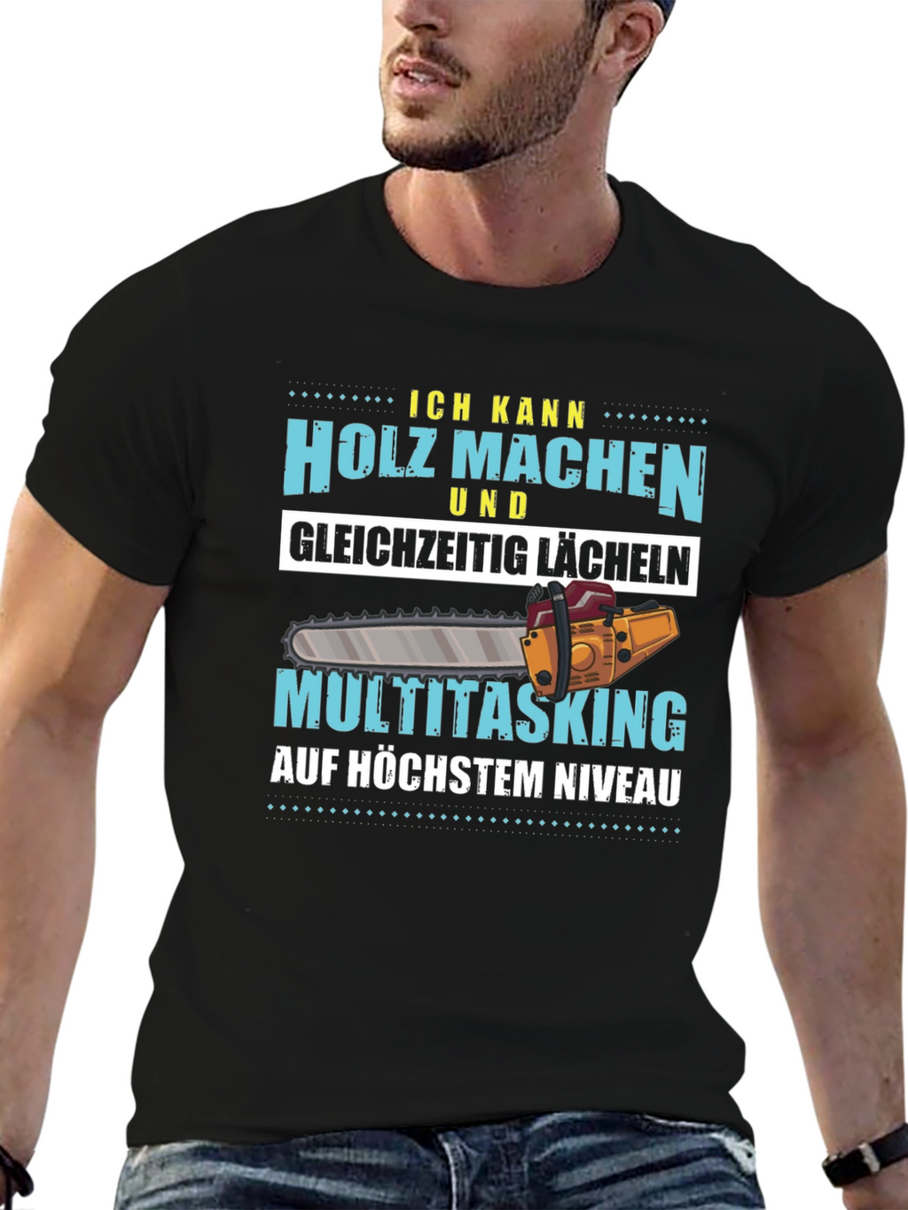 Funny Chainsaw Lumberjack T-Shirt