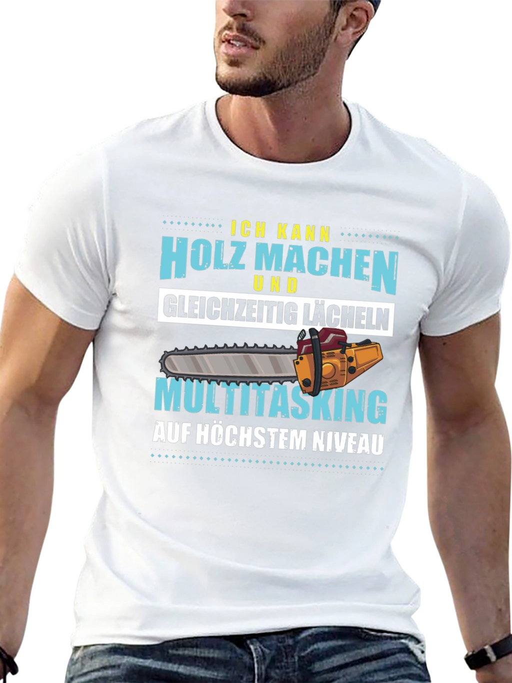 Funny Chainsaw Lumberjack T-Shirt