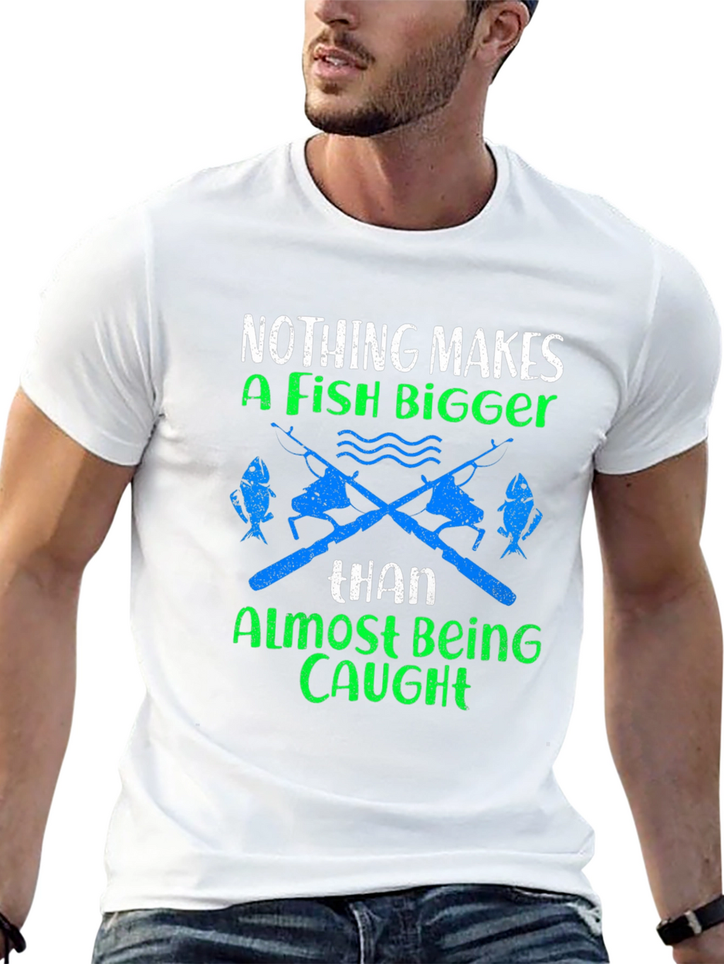 Fishing Humor Graphic T-Shirt