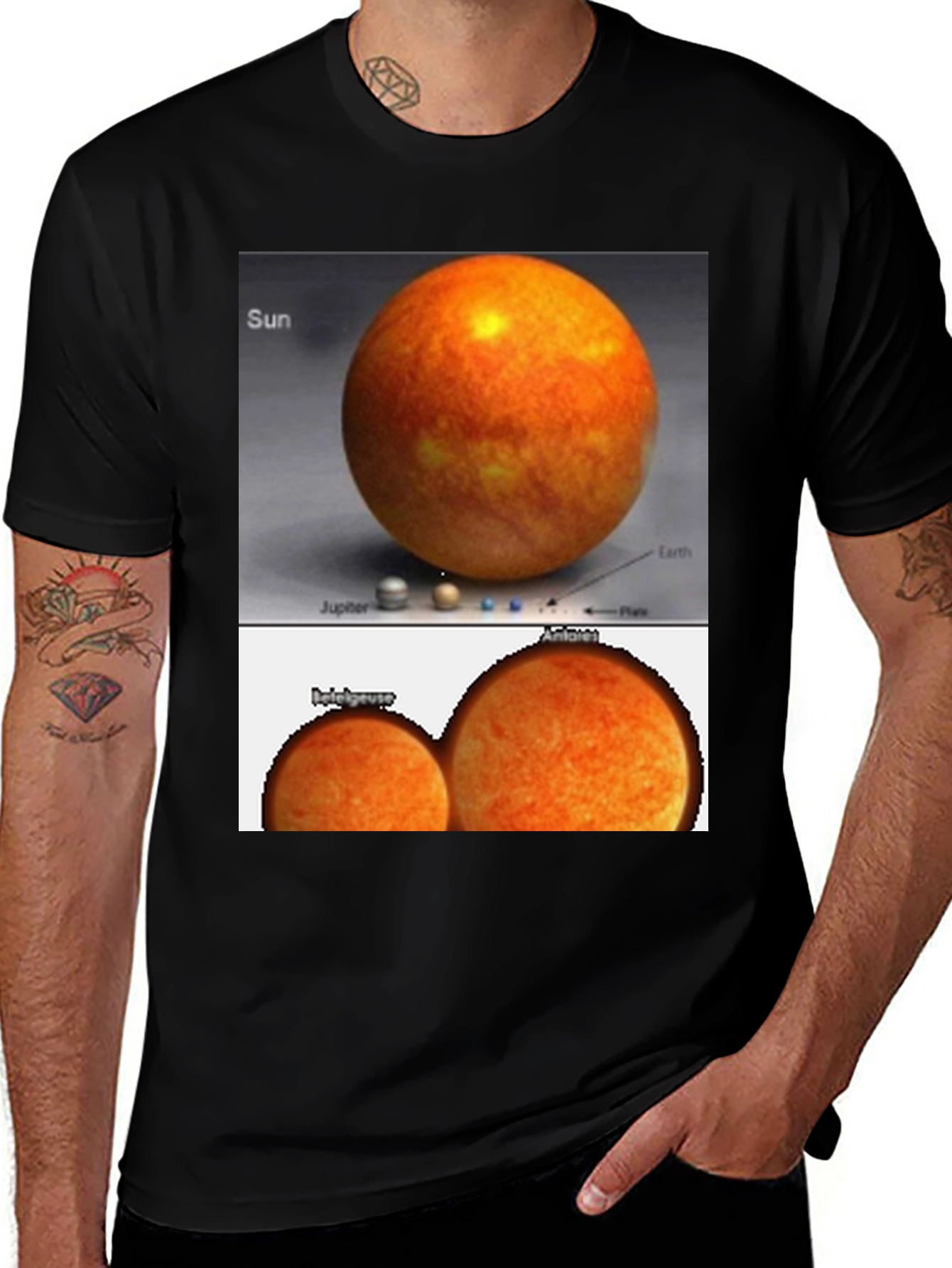 Solar System Planets Sun T-Shirt
