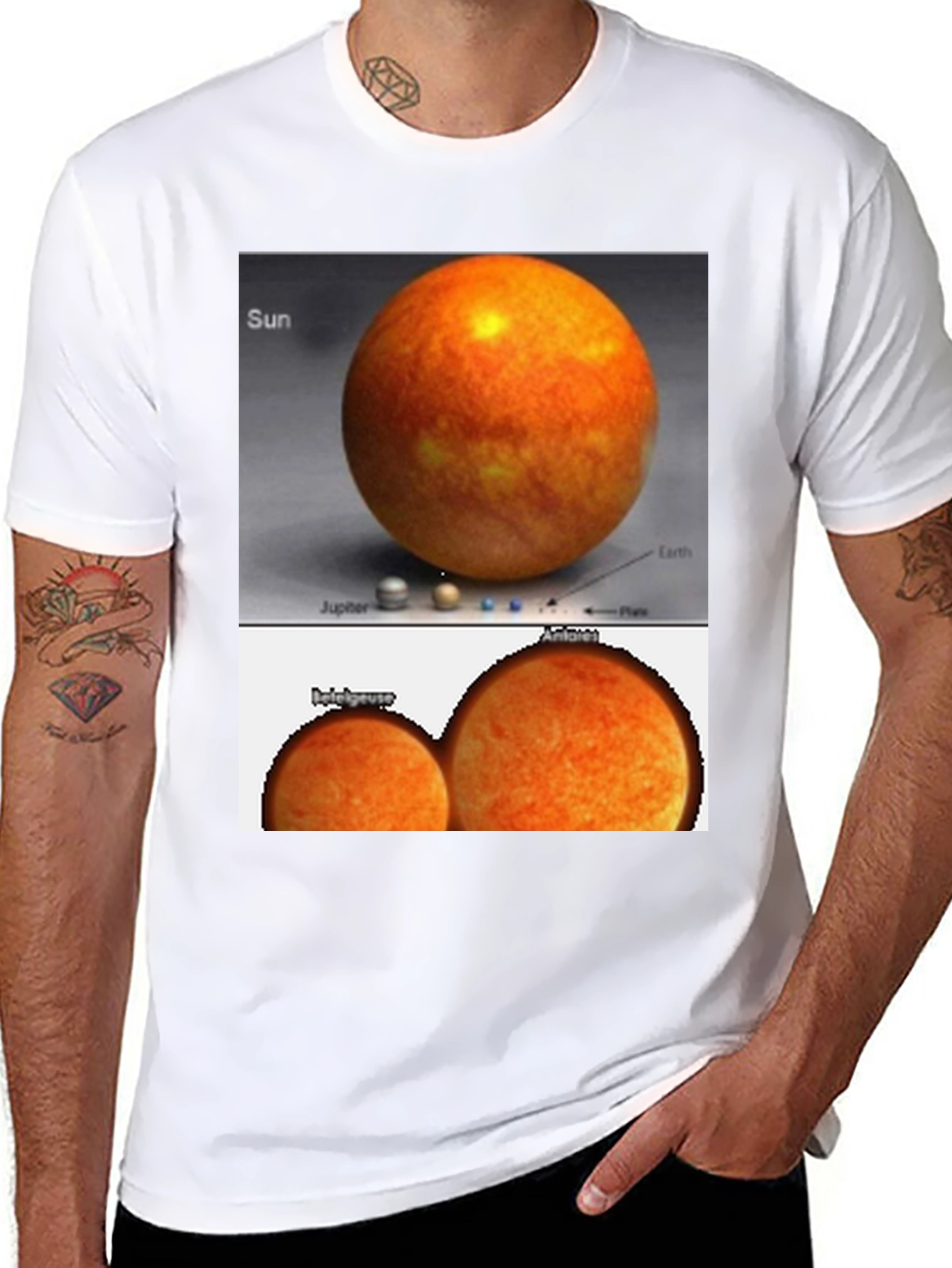 Solar System Planets Sun T-Shirt