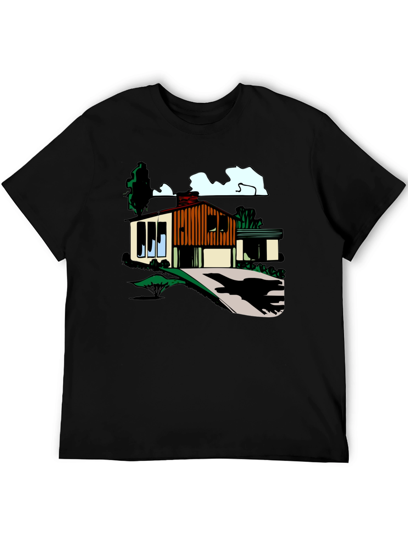Mid-Century Modern House Graphic Tee