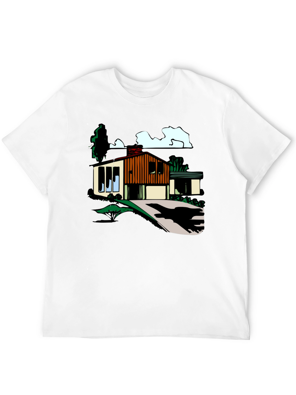 Mid-Century Modern House Graphic Tee